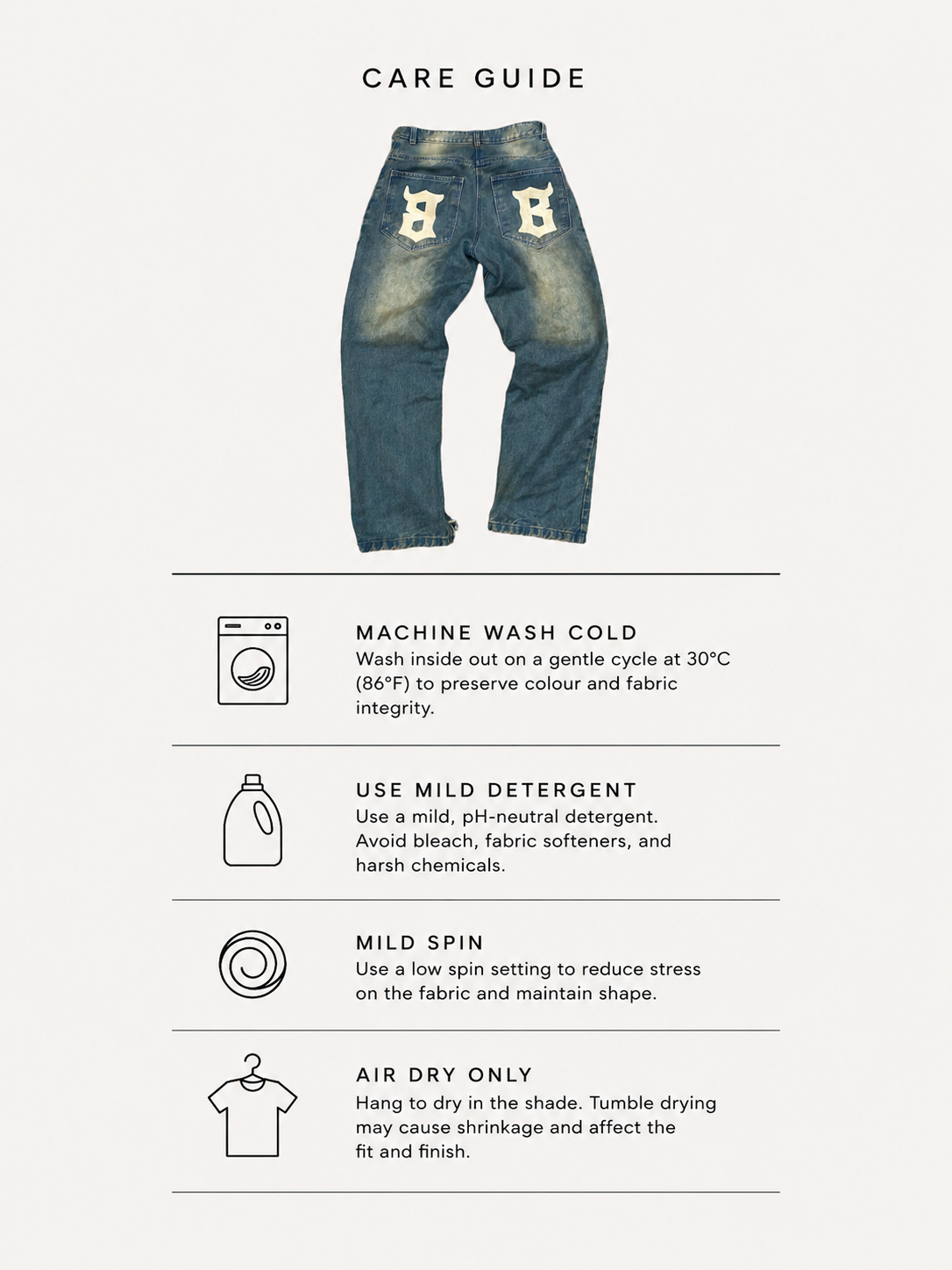 Weathered Jeans